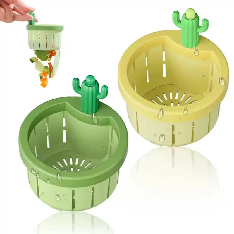 Cactus Kitchen Waste Strainer