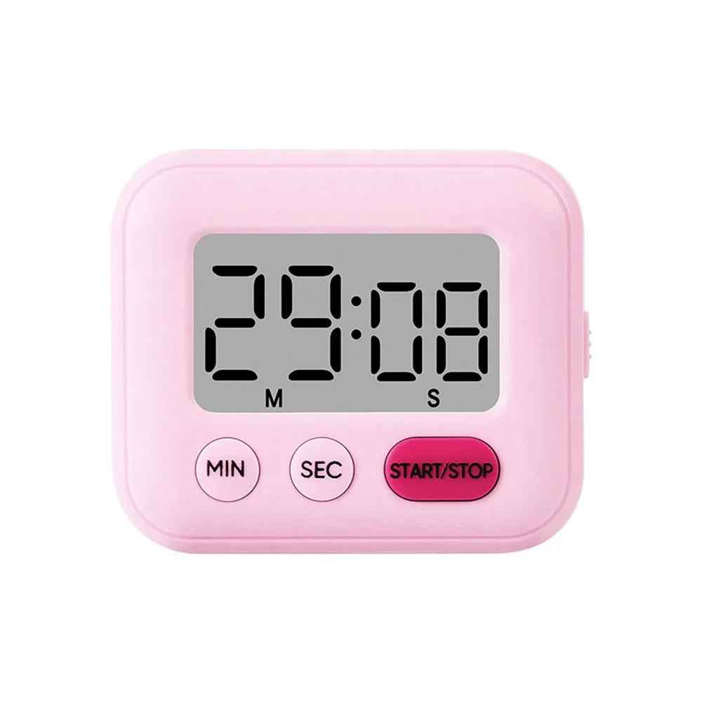 Silent Alarm for Student Time ManagementDigital Timer for Kids Study & Kitchen–Magnetic Countdown Timer with Large Display,99min