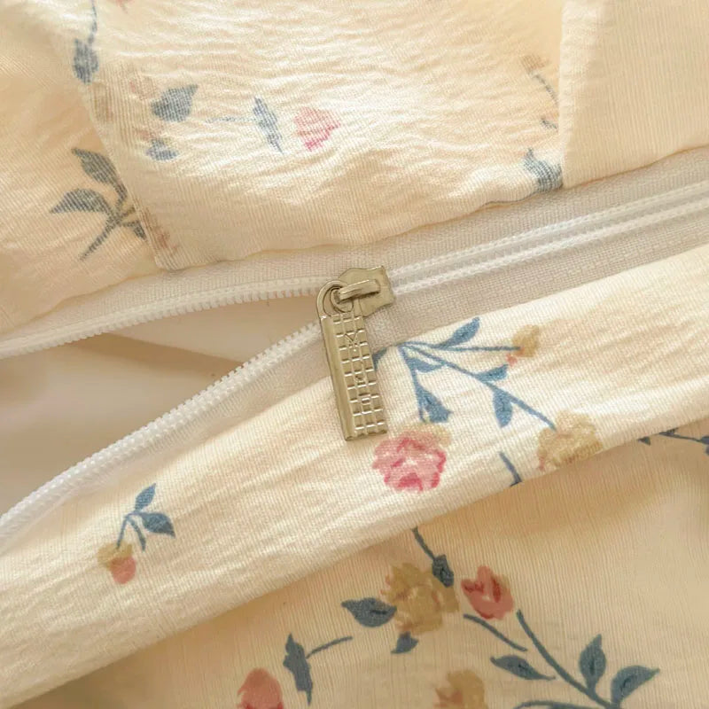 Bonenjoy Lace Duvet Cover Printed Home Quilts Cover Ruffles Comforter Covers Adults Kids Room Bedding (Pillowcase Need Order)