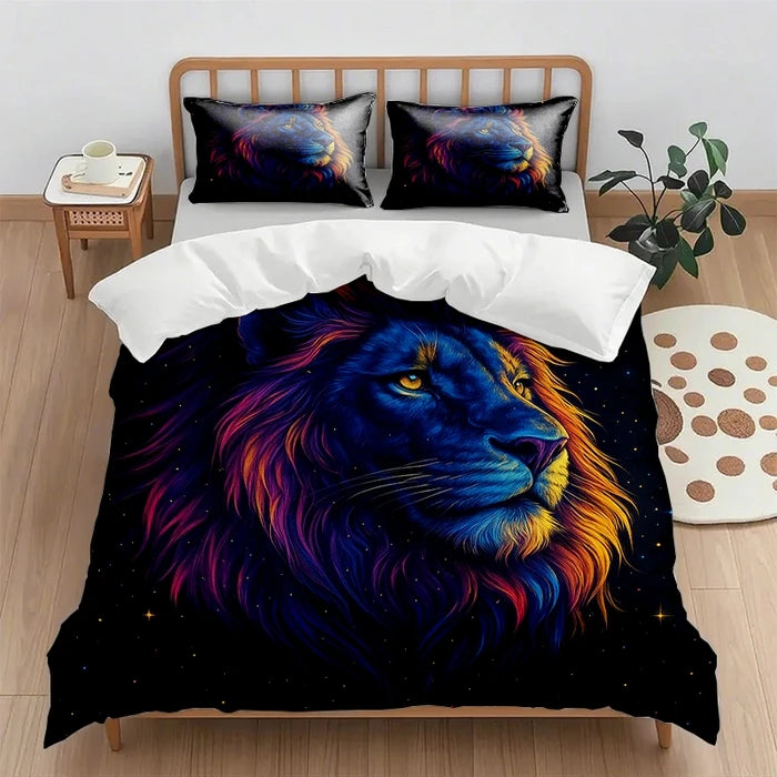 2025 new (Quilt cover + pillowcase) digital printing quilt cover set 2pcs/3pcs holiday gift household quilt cover without sheet