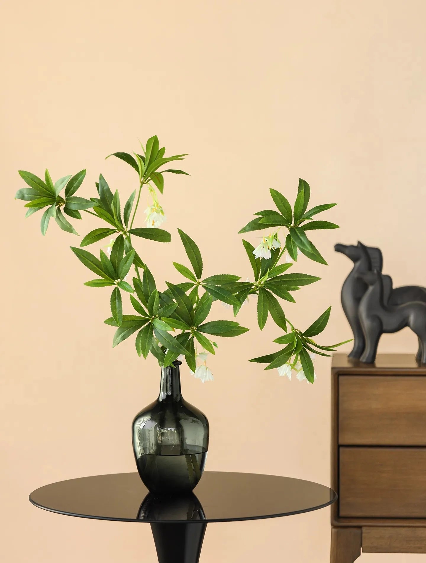 Artificial Green Plants Artificial Flowers Zen Inspired Artificial Bonsai Living Room Foyer Office Desk Decorations