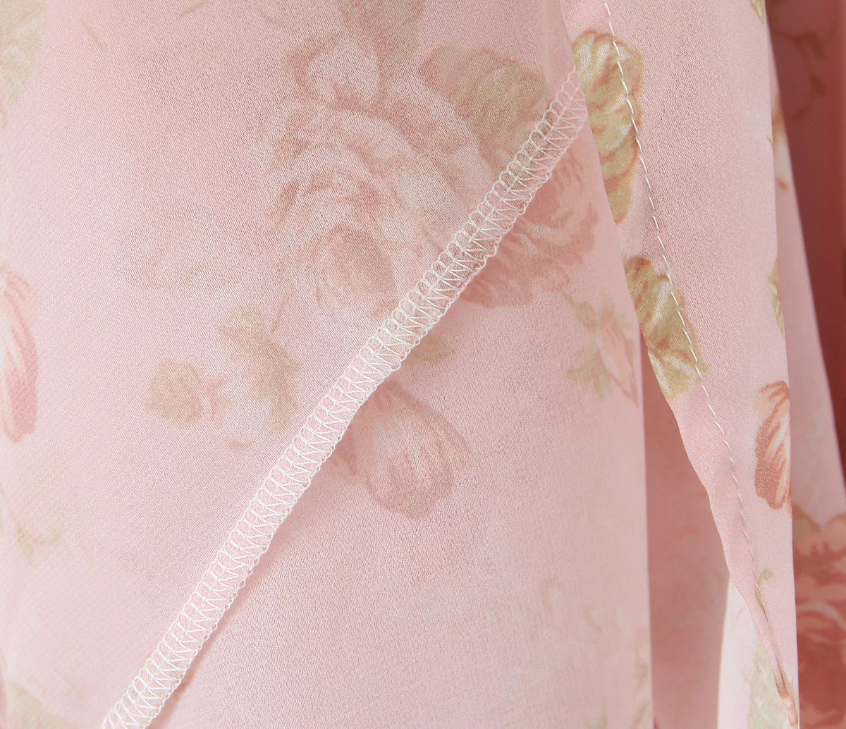 Summer Pink Flower Print Halter V Collar Sling Midi Dress Women Low Waist A-Line Pleated Swing Backless Robe Beach