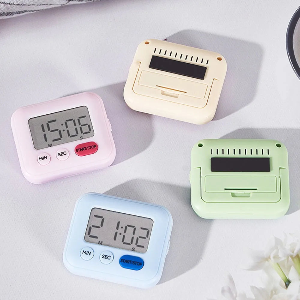 Silent Alarm for Student Time ManagementDigital Timer for Kids Study & Kitchen–Magnetic Countdown Timer with Large Display,99min