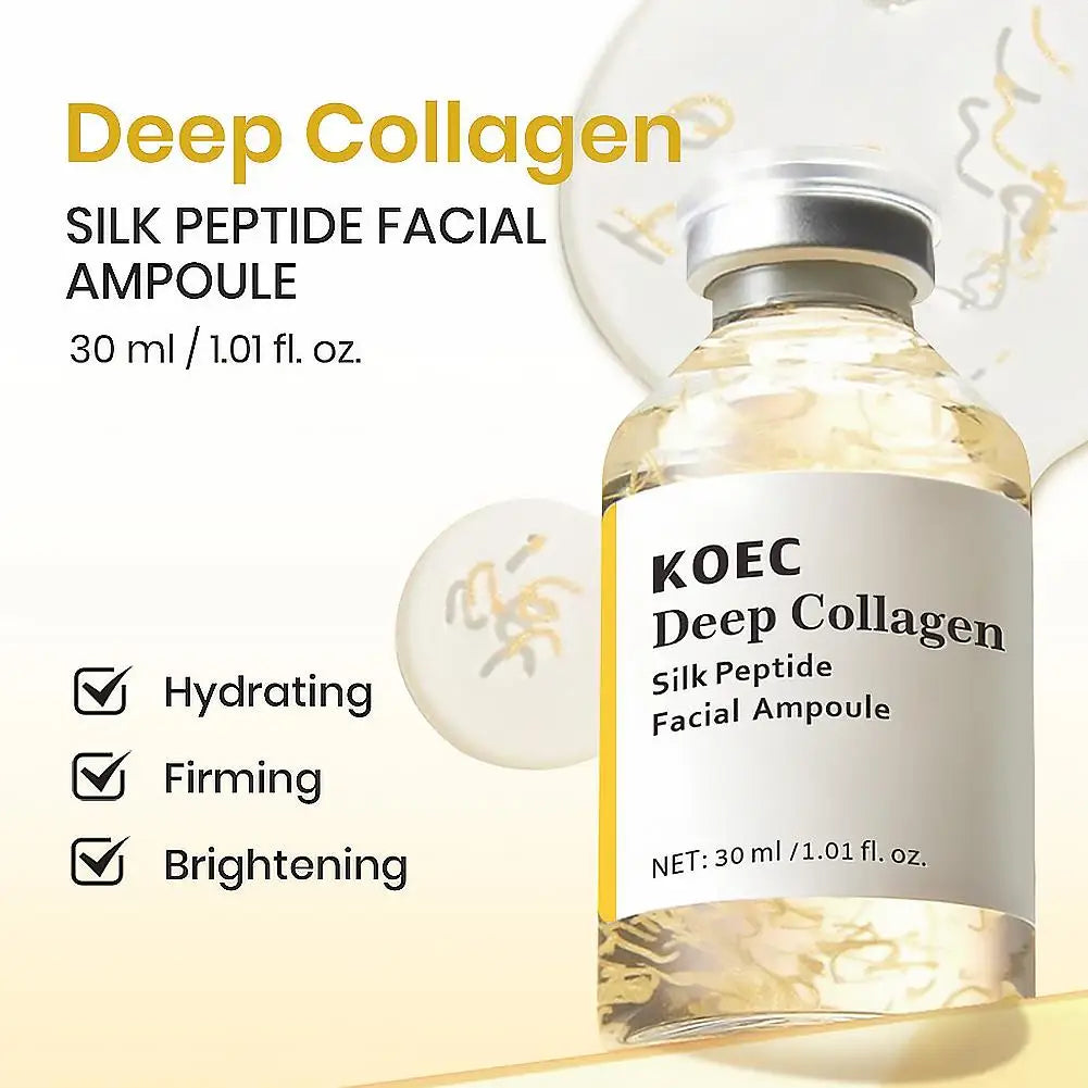 Silk Collagen PDRN Serum 30ml Deep Peptide Intensive Revitalizing Face Cream Anti-Wrinkle Firming Lifting Korea Skin Care