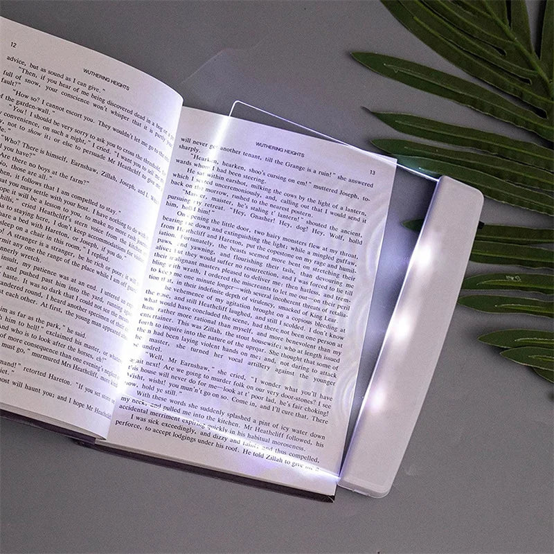 LED Book Light for Reading in Bed,Flat Panel Eye-Caring Bookmark Light,Portable Reading Lamp,Mini Night Light,Car,Travel,Gifts