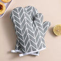 2 pieces of insulated kitchen gloves, heat-resistant microwave gloves, heat-resistant thickened grid oven gloves