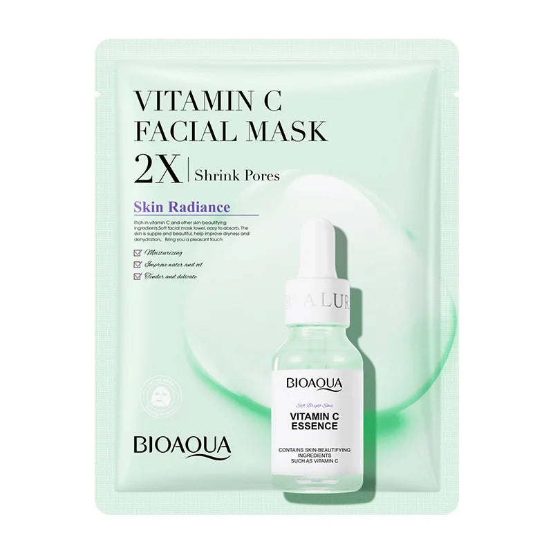 20pcs Centella Collagen Face Mask Moisturizing Refreshing Sheet Masks Hyaluronic Acid Facial Mask Skin Care Products