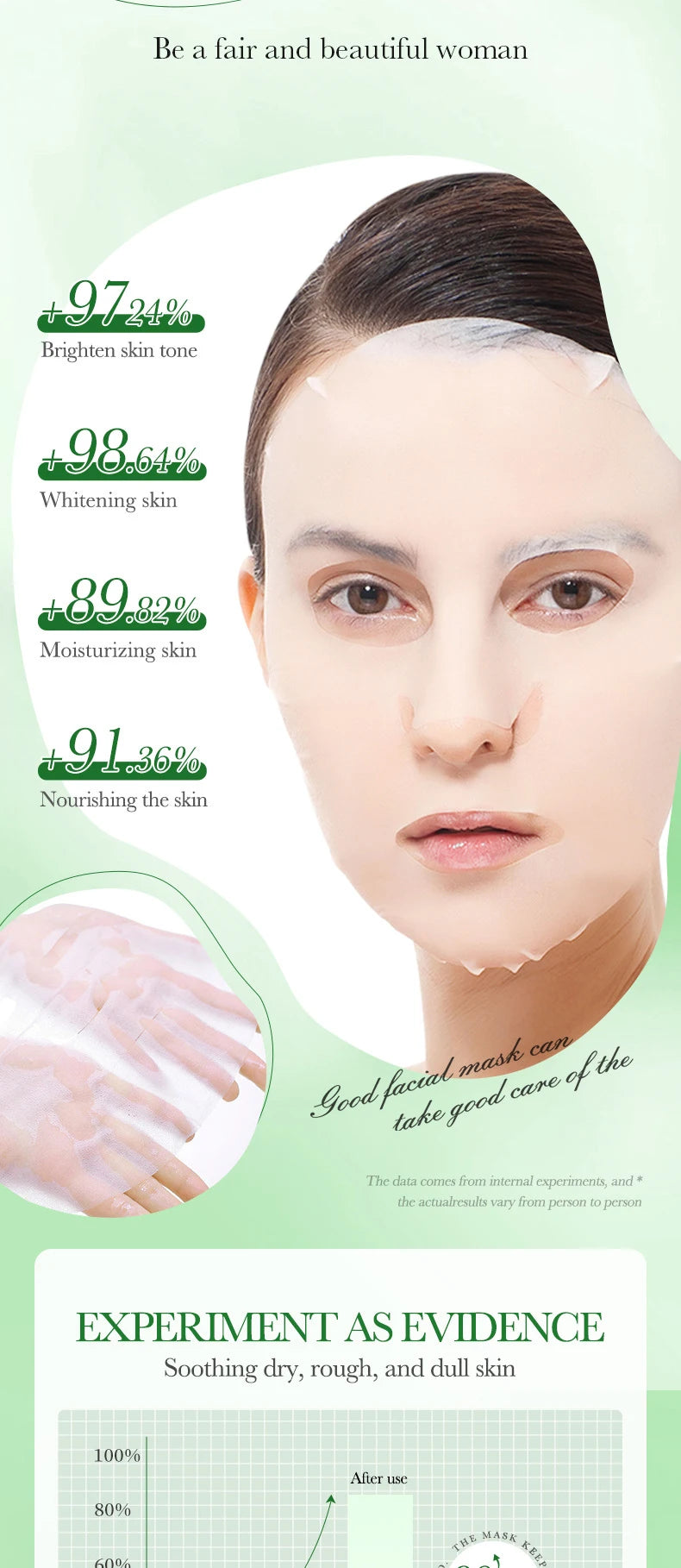 10pcs Fruit Floral Fragrance Face Mask Moisturizing Firming Hydrating Chamomile Blueberry Facial Masks For Face Skin Care