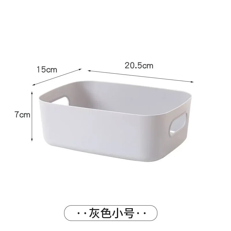 Foldable Storage Boxes Student Desktop Collapsible Crate Organizer Tape Stationery Cosmetic Rack Folding Storage Basket 1PC