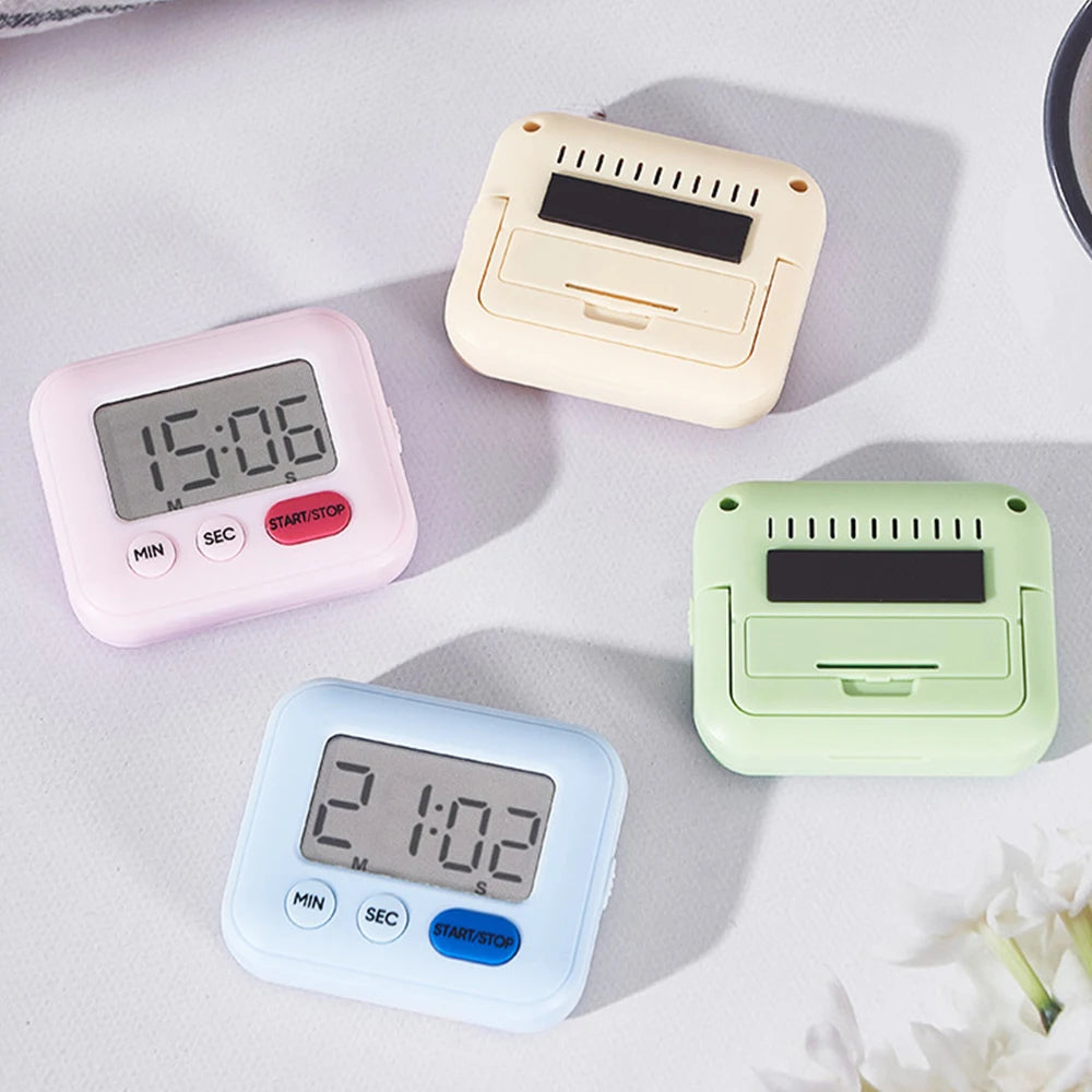 Silent Alarm for Student Time ManagementDigital Timer for Kids Study & Kitchen–Magnetic Countdown Timer with Large Display,99min