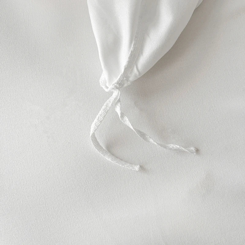 Ins Style Solid Color Duvet Cover Washed Bedclothes Comforter Cover Soft Bedding Quilt Covers 150x200cm / 200x230cm / 220x240cm