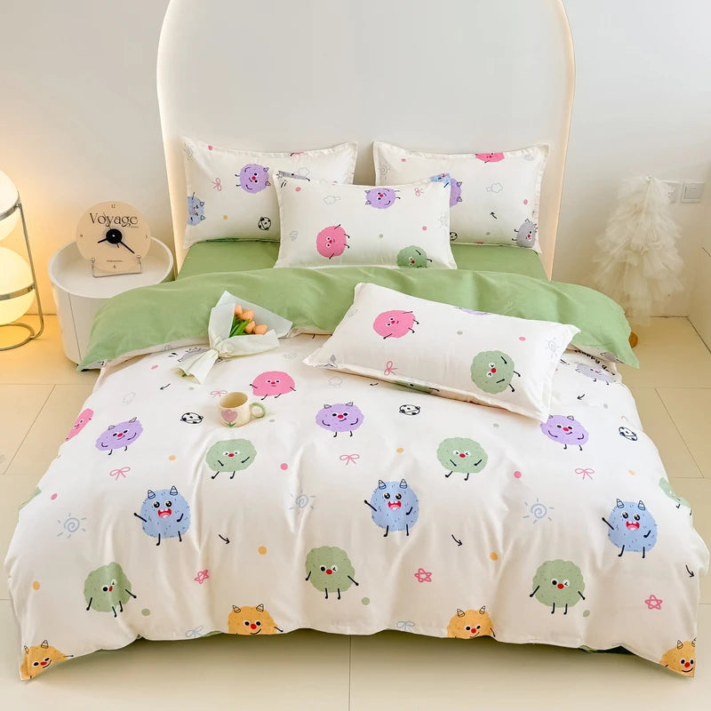 Spring 2025 Plant-based Cashmere Single Quilt Cover Printed Duvet Cover Skin-friendly and Breathable Bedding 150x200 220x240