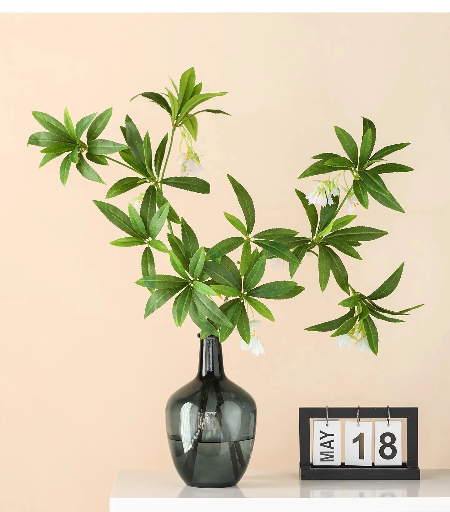 Artificial Green Plants Artificial Flowers Zen Inspired Artificial Bonsai Living Room Foyer Office Desk Decorations