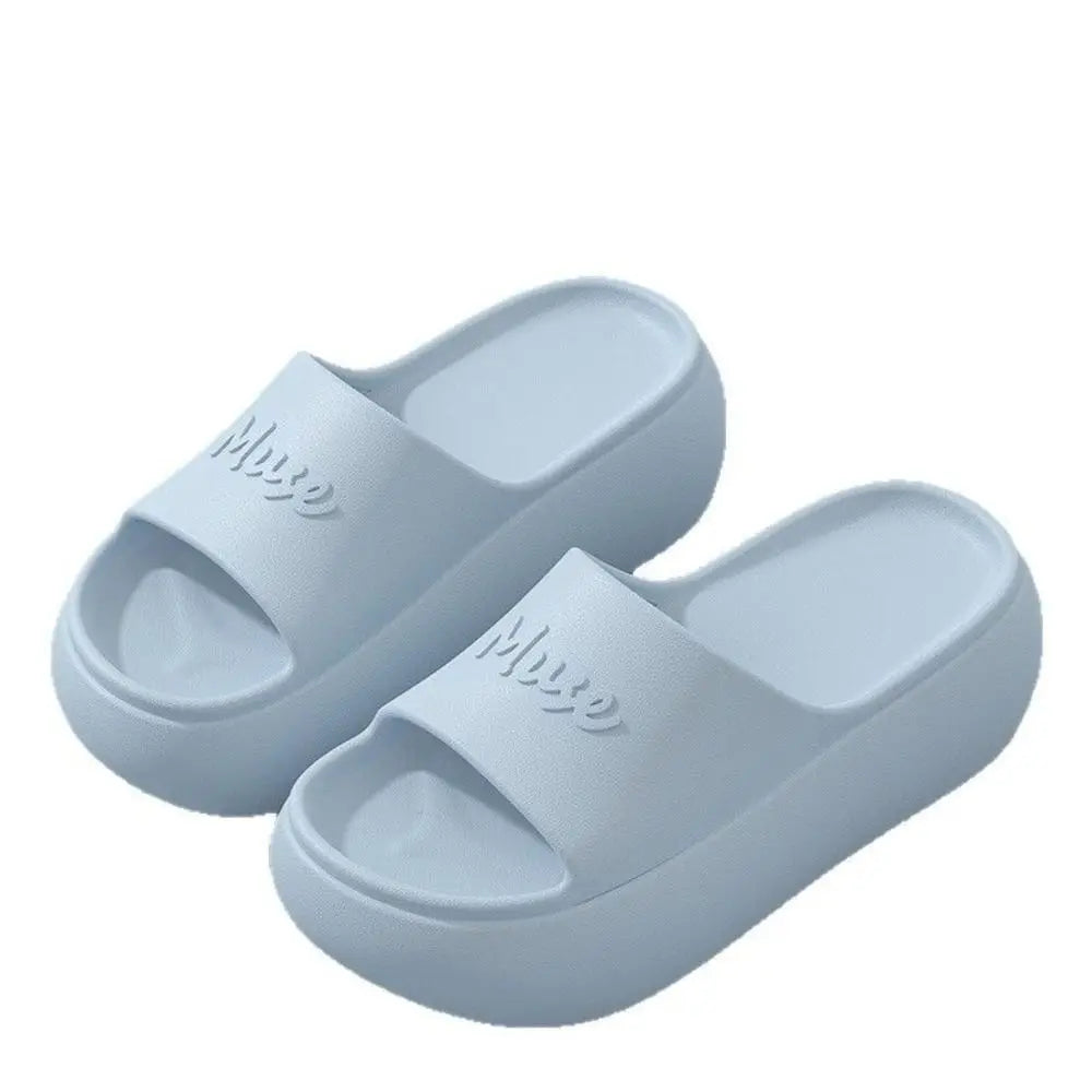 Fashion Non-slip Thick Sole Slippers Height Increasing Comfort Bathroom Slippers Summer Style Beach Sandals Summer Outdoor