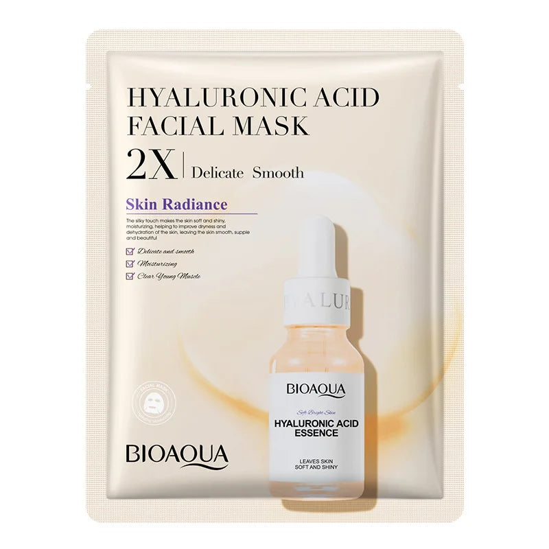 20pcs Centella Collagen Face Mask Moisturizing Refreshing Sheet Masks Hyaluronic Acid Facial Mask Skin Care Products