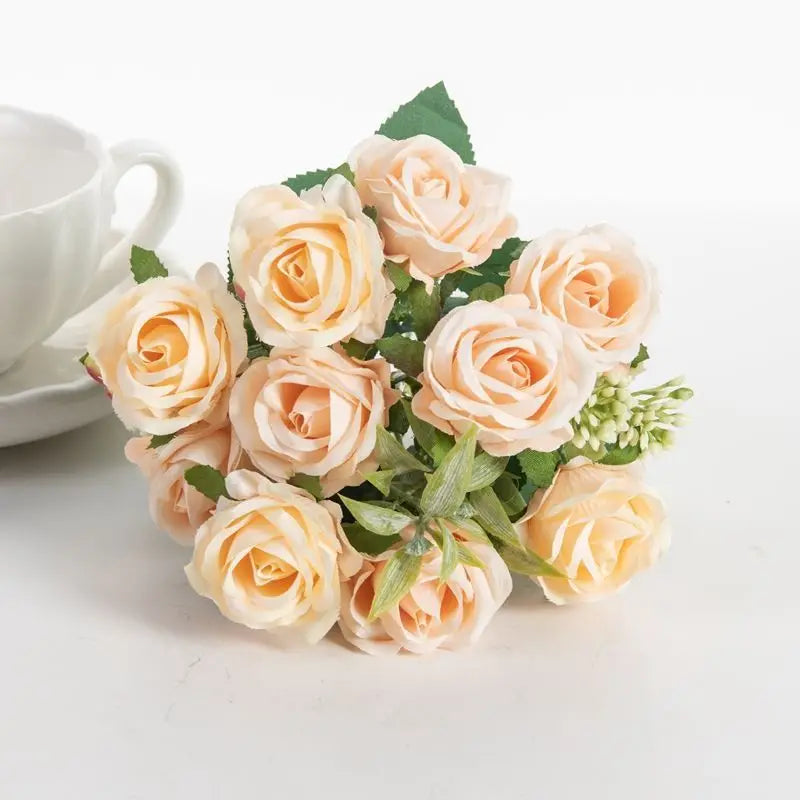 1PC Artificial flowers Begonia plants bouquet suitable Long Vine for wall family room garden wedding indoor outdoor decoration