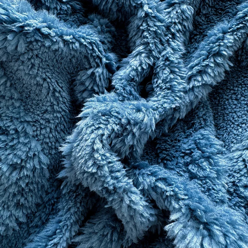 Warmth Duvet Cover Dual Use Blanket Warm Winter Blanket Soft Cozy Quilt Cover Plush Blankets for Beds Soft Cozy NO Pillowcases