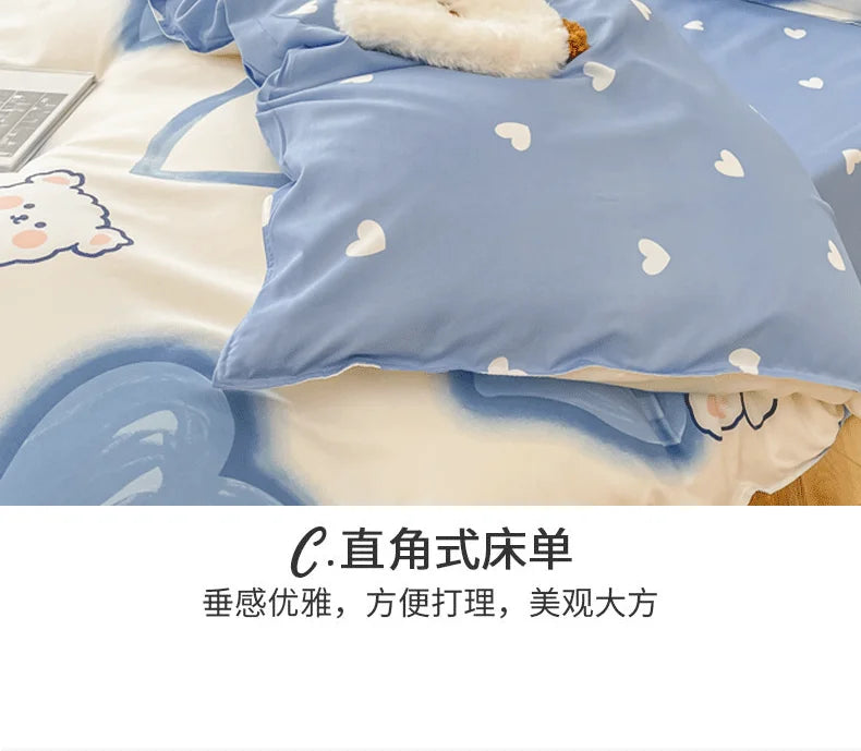 Warm Duvet Covers Suitable for Various Skin Types in Autumn Winter Spring Soft Bedding Covers Suitable for All Seasons Bed Sack