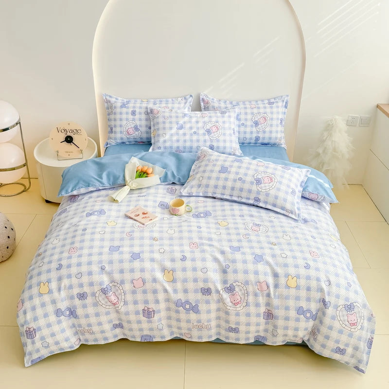 Spring 2025 Plant-based Cashmere Single Quilt Cover Printed Duvet Cover Skin-friendly and Breathable Bedding 150x200 220x240