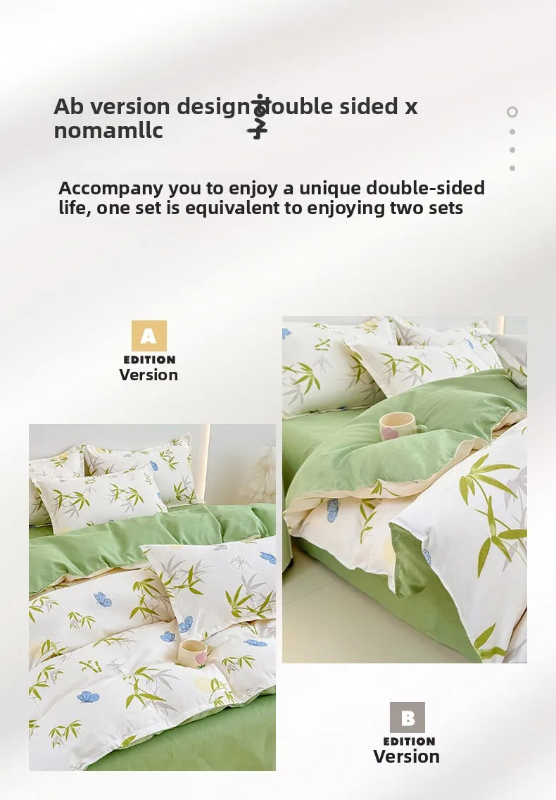 Spring 2025 Plant-based Cashmere Single Quilt Cover Printed Duvet Cover Skin-friendly and Breathable Bedding 150x200 220x240
