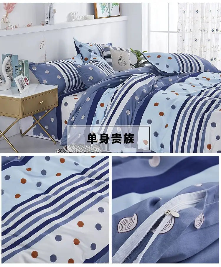 Single Person Duvet Covers, Skin Friendly, Single Piece, Dormitory