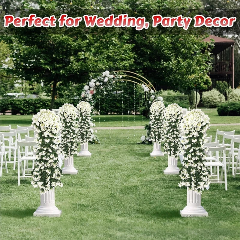 1PC Artificial flowers Begonia plants bouquet suitable Long Vine for wall family room garden wedding indoor outdoor decoration