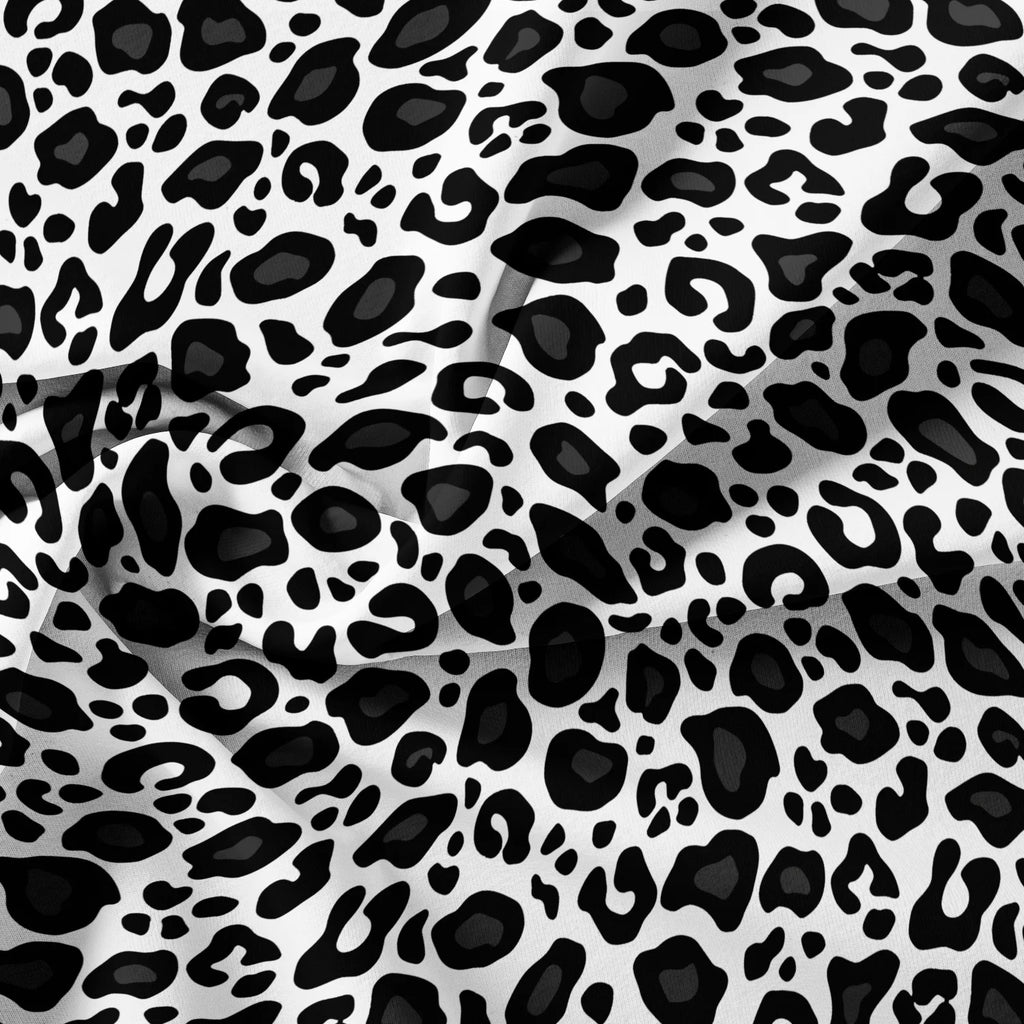 3pcs Dark Leopard Print Fashion Duvet Cover Set（1Duvet Cover + 2 Pillowwases） High-Definition Printed LuxuryBedding Set