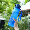 1 Liter Water Bottle Motivational Sport Water Bottle Leakproof Bottles Drinking Outdoor Travel Gym Fitness Jugs For Kitchen Cups
