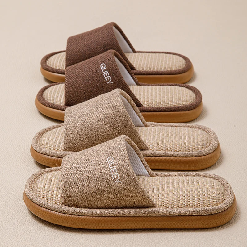 New  slippers for women at home, indoor anti Non-Slip couple summer floor slippers Men Shoes For All Seasons