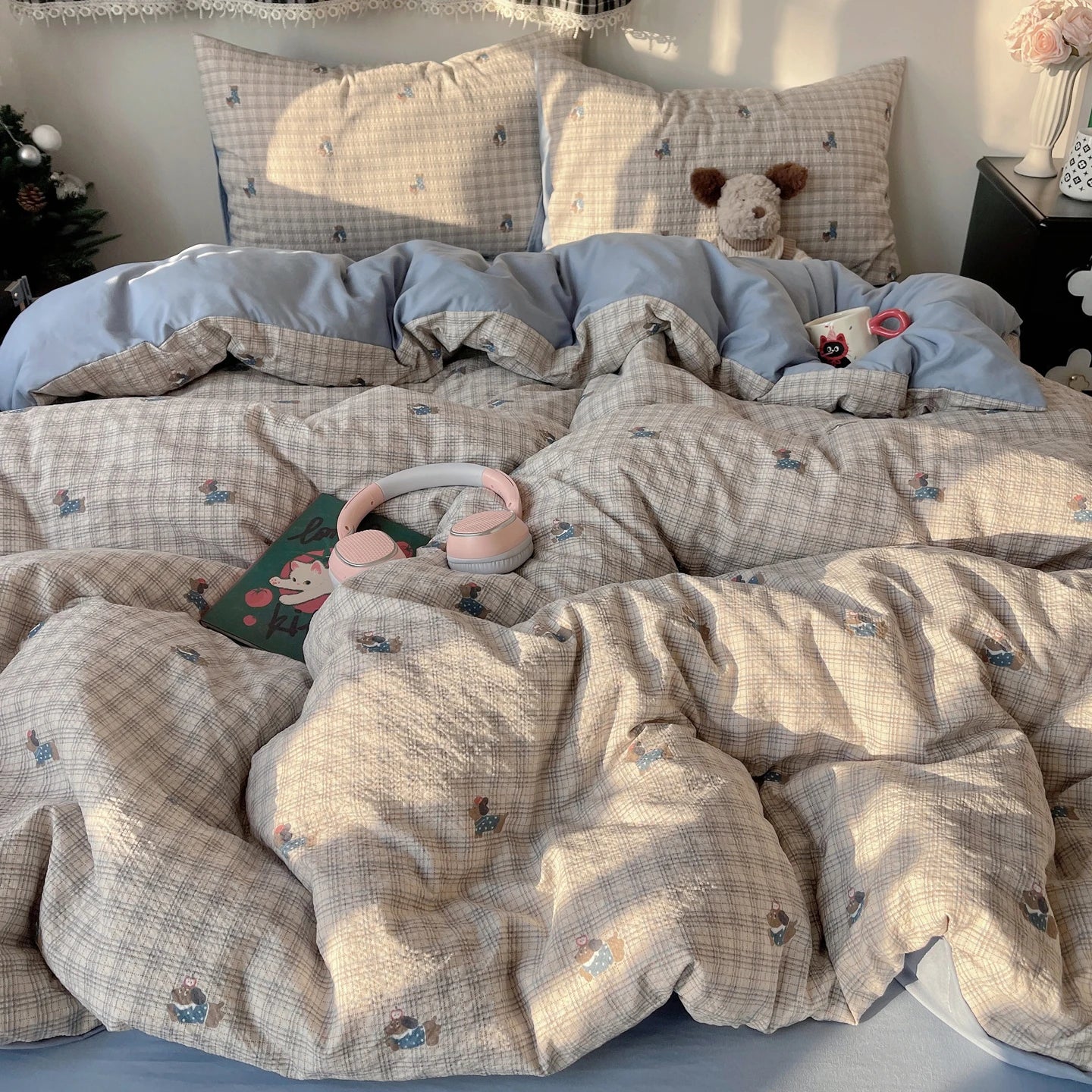 Ultra Soft Microfiber Duvet Cover With Zipper Closure Corner Ties Fade Stain Resistant Easy Care Bedding for Adults Kids Bedroom