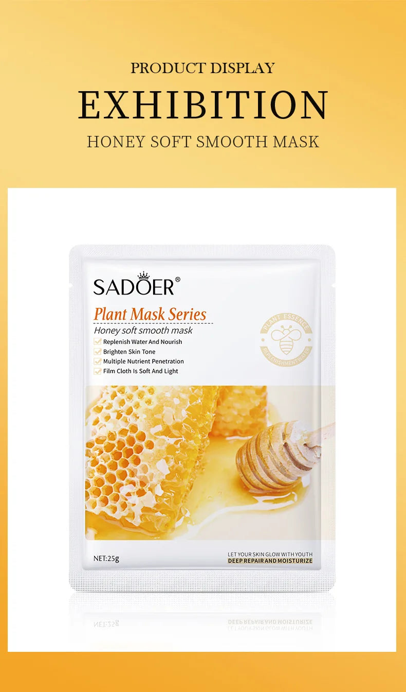 8pcs Fruits Face Mask Beauty Facial Skincare Masks Moisturizing Firming Hydrating Facial Mask Face Care Korean Cosmetics