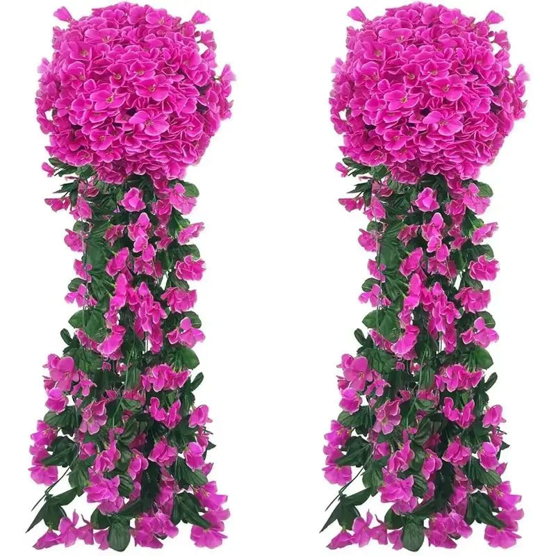 1PC Artificial flowers Begonia plants bouquet suitable Long Vine for wall family room garden wedding indoor outdoor decoration