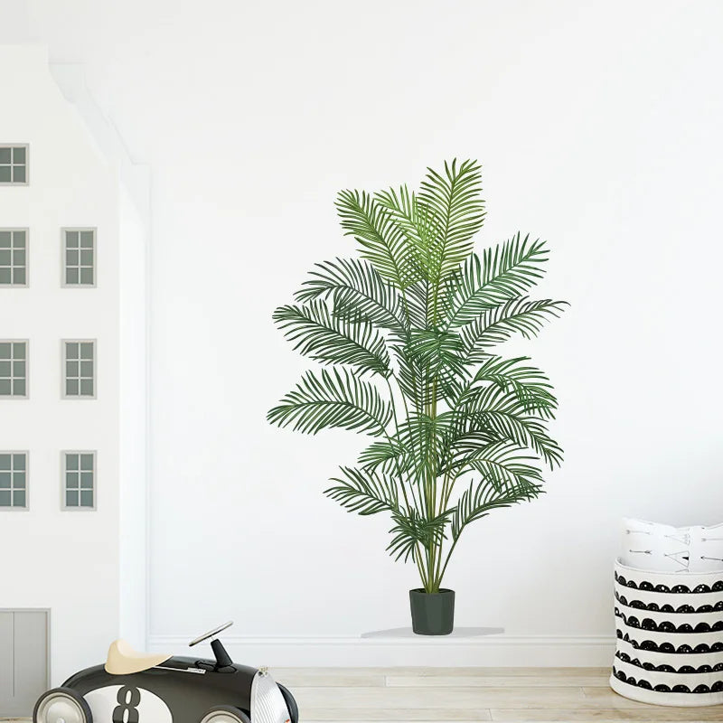 16 Styles Large Tropical Green Plants Wall Stickers Palm Leaves PVC Living Room Art Vinyl Poster Wallpaper Home Decoration Mural