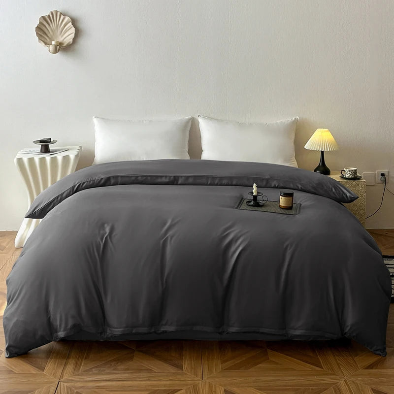 Ins Style Solid Color Duvet Cover Washed Bedclothes Comforter Cover Soft Bedding Quilt Covers 150x200cm / 200x230cm / 220x240cm