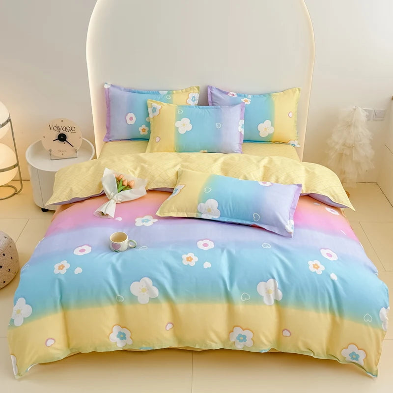 Spring 2025 Plant-based Cashmere Single Quilt Cover Printed Duvet Cover Skin-friendly and Breathable Bedding 150x200 220x240
