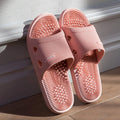 Basic Solid Thick Massage Slippers Anti Slip Open-toe Platform Flip Flops Lightweight Anti Odor Outer Wear Shoes Couple
