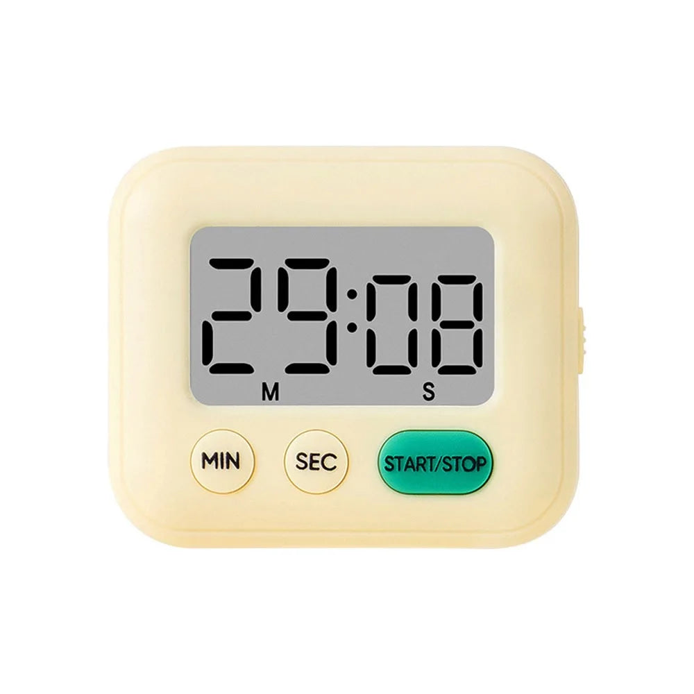Silent Alarm for Student Time ManagementDigital Timer for Kids Study & Kitchen–Magnetic Countdown Timer with Large Display,99min