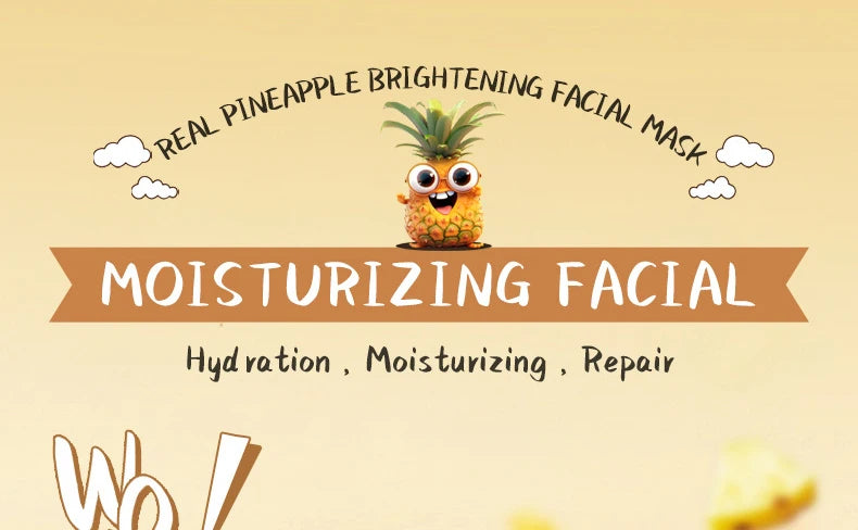 8pcs  Fresh Fruits Face Mask Facial Skincare Moisturizing Brightening Firming Hydrating Facial Masks for Face Skin Care