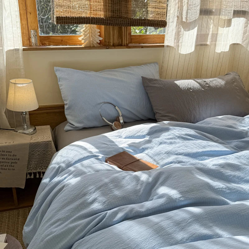 1 Duvet Cover, Soft Breathable Microfiber Quilt Cover, Wrinkle Resistant Fade Resistant All Season Bedding Comforter Cover