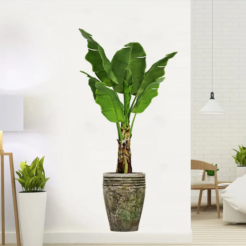16 Styles Large Tropical Green Plants Wall Stickers Palm Leaves PVC Living Room Art Vinyl Poster Wallpaper Home Decoration Mural
