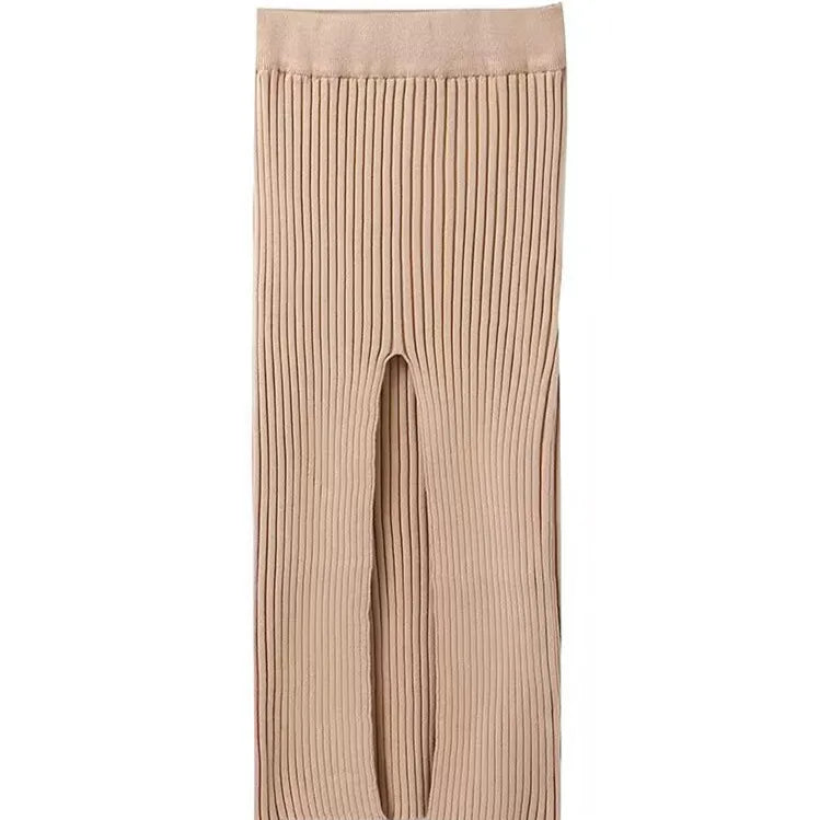 Elegant Elegant Sexy Stit Skirt Women's Slim Fit Slimming Hot Girl Knitted Dress Pure High Waist Temperament Skirt
