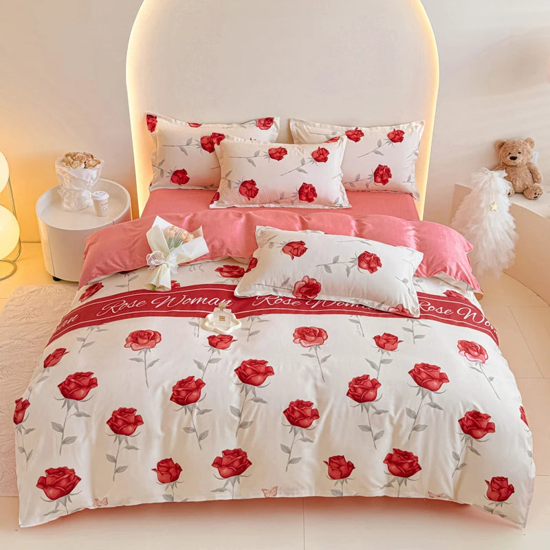 Spring 2025 Plant-based Cashmere Single Quilt Cover Printed Duvet Cover Skin-friendly and Breathable Bedding 150x200 220x240