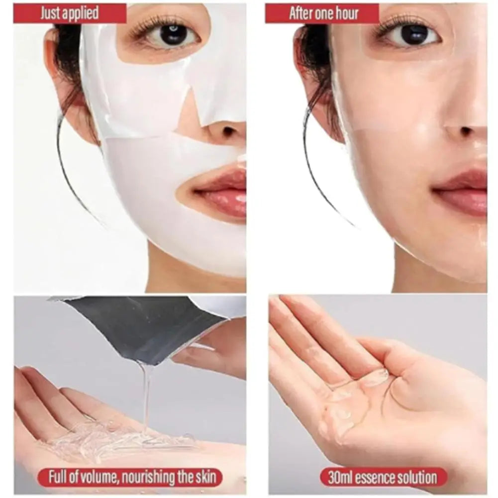 Quasi 3D Lifting Skincare Set Korean Night Cream Serum Face Mask Overnight Deep Hydration Firming Brightening Pore Minimizing