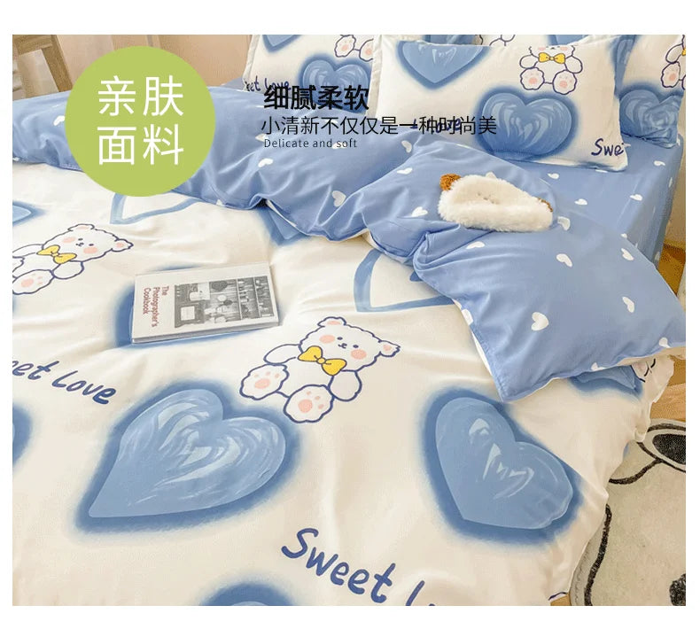 Warm Duvet Covers Suitable for Various Skin Types in Autumn Winter Spring Soft Bedding Covers Suitable for All Seasons Bed Sack