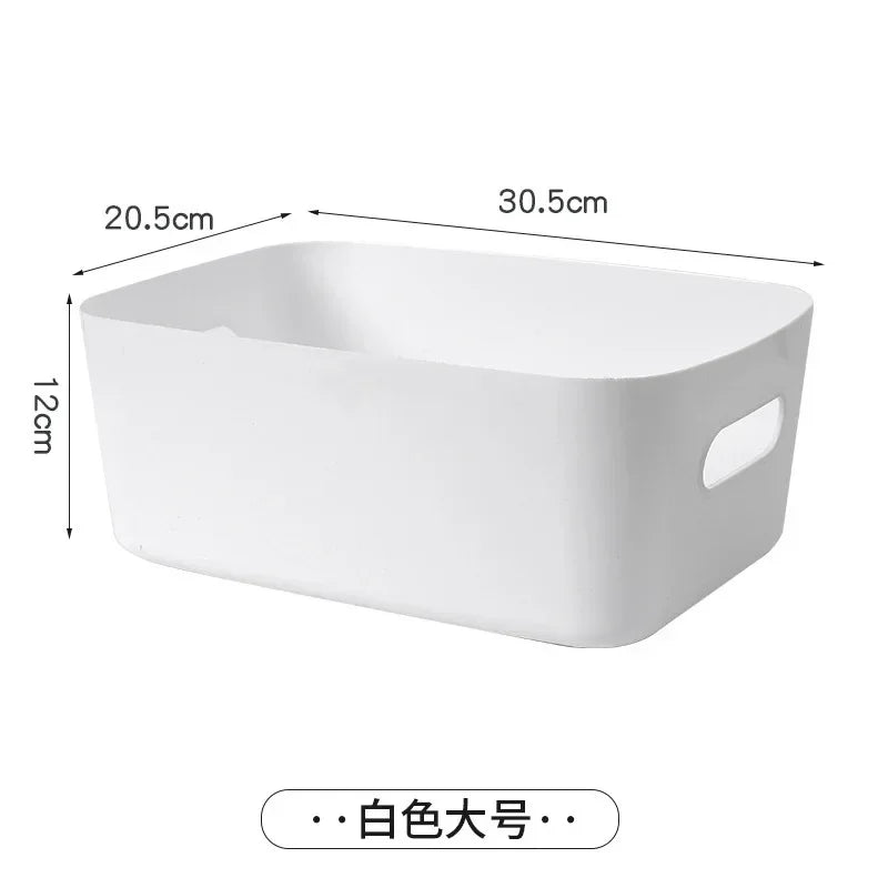 Foldable Storage Boxes Student Desktop Collapsible Crate Organizer Tape Stationery Cosmetic Rack Folding Storage Basket 1PC