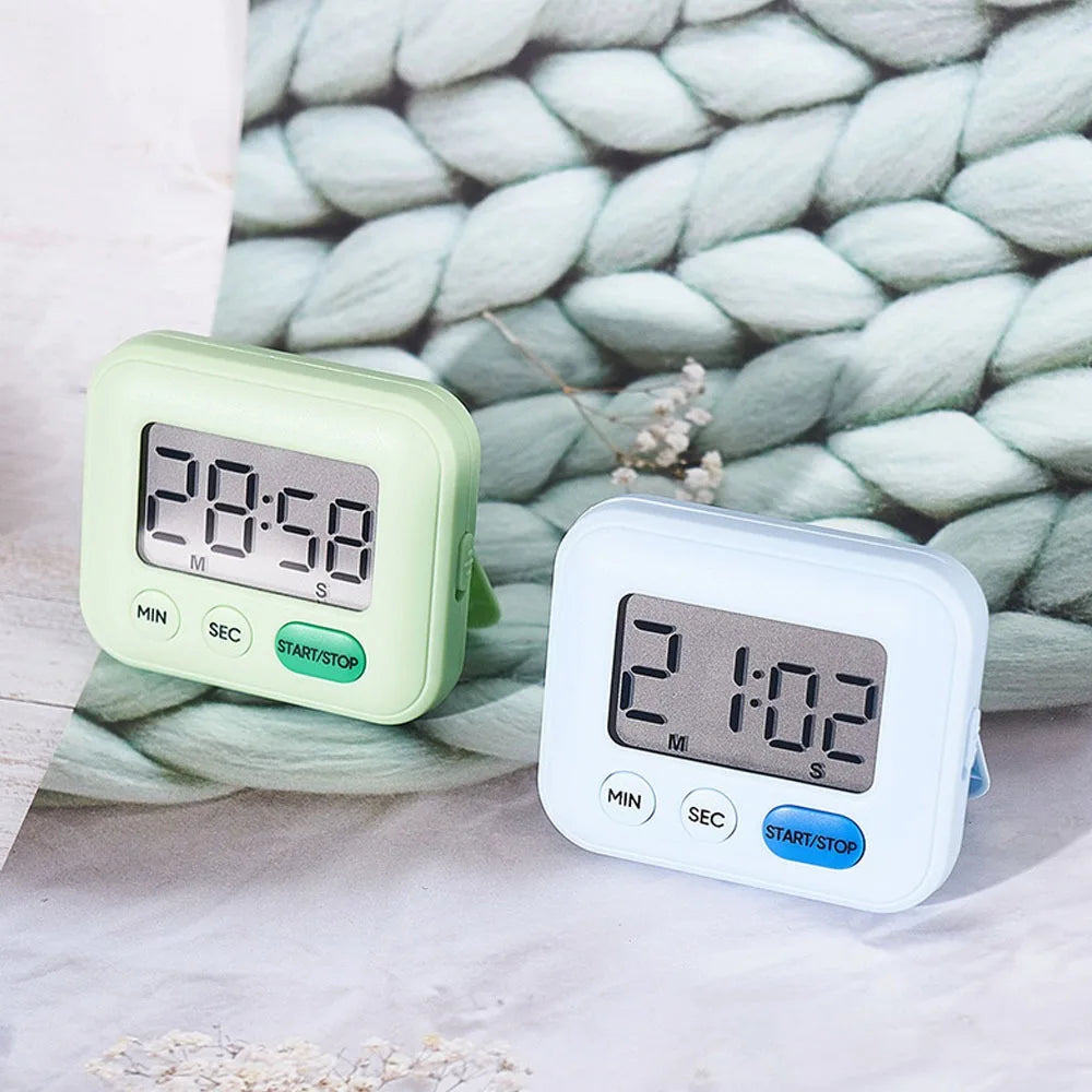 Silent Alarm for Student Time ManagementDigital Timer for Kids Study & Kitchen–Magnetic Countdown Timer with Large Display,99min