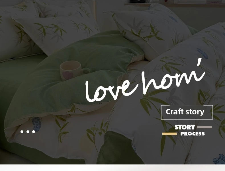 Spring 2025 Plant-based Cashmere Single Quilt Cover Printed Duvet Cover Skin-friendly and Breathable Bedding 150x200 220x240