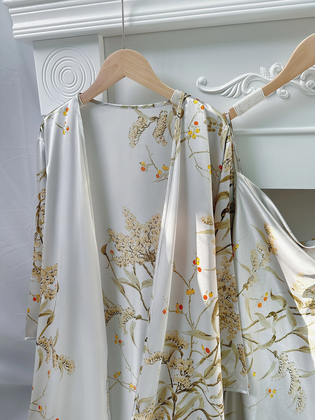 Women's Elegant Floral Print 5-Piece Loungewear Set Comfortable Versatile Daily Home Leisure Pajamas Fashion