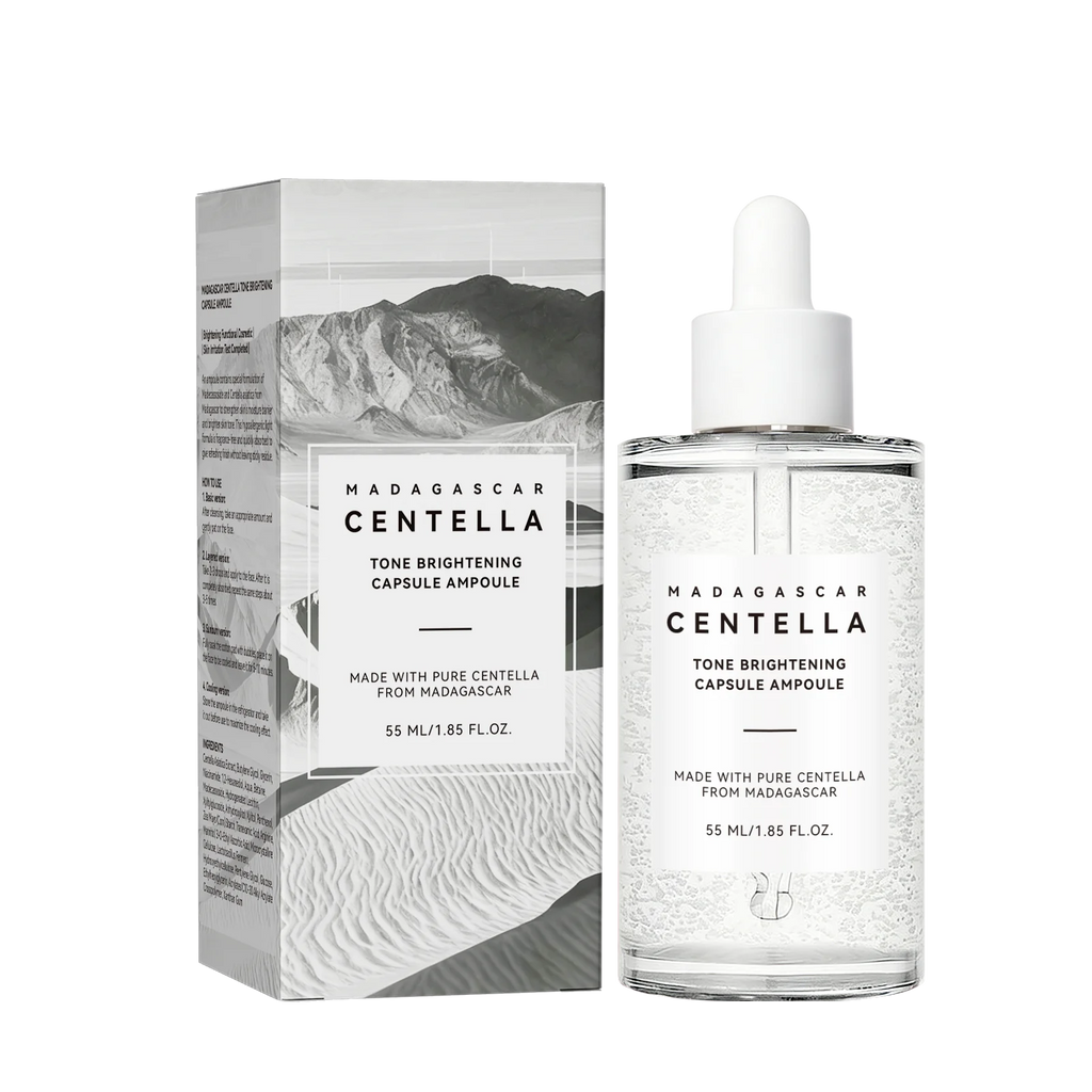 Skin Tone Perfector Brightening Ampoule 55ml - Centella & Niacinamide Serum Hydrates, Soothes & Enhances Radiance.