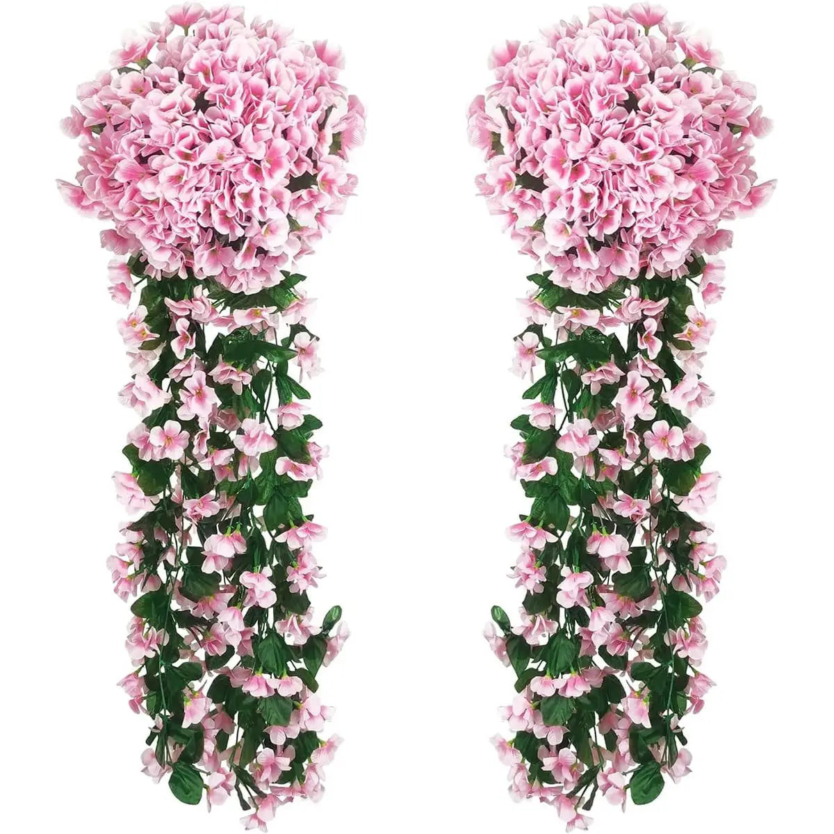1PC Artificial flowers Begonia plants bouquet suitable Long Vine for wall family room garden wedding indoor outdoor decoration